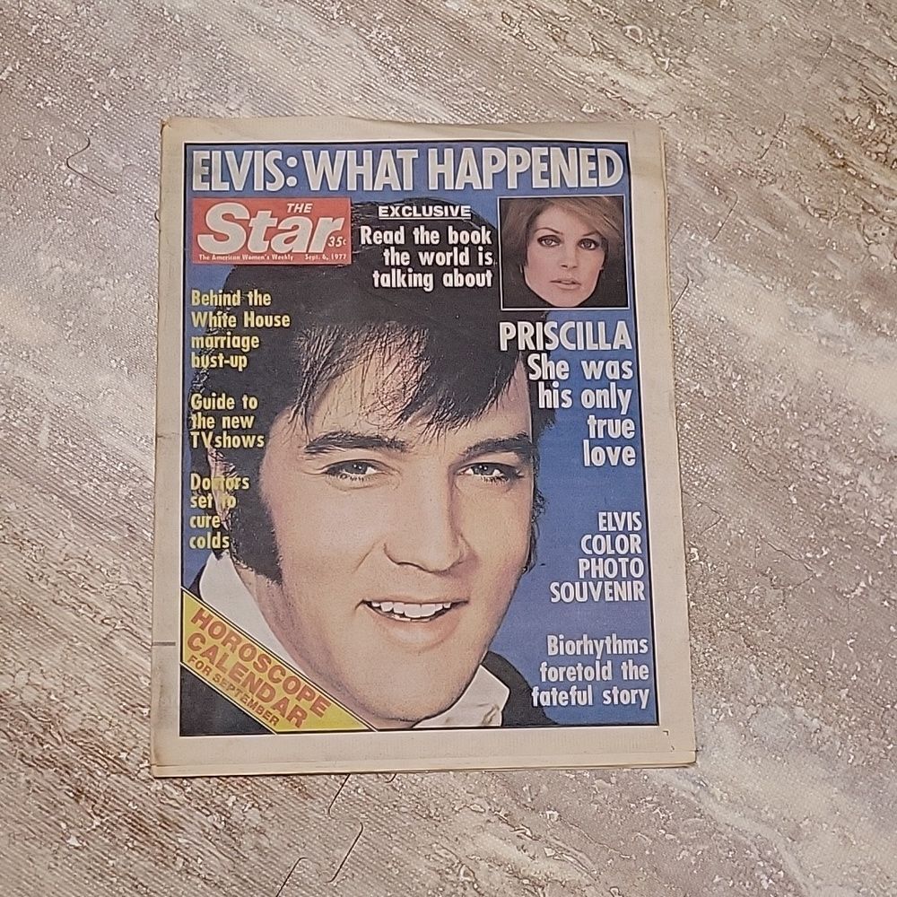 THE STAR VINTAGE 1977 EDITION ELVIS EDITION 48PP 9/6/77